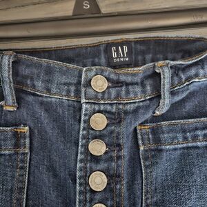GAP Denim Blue Button-Fly Jeans